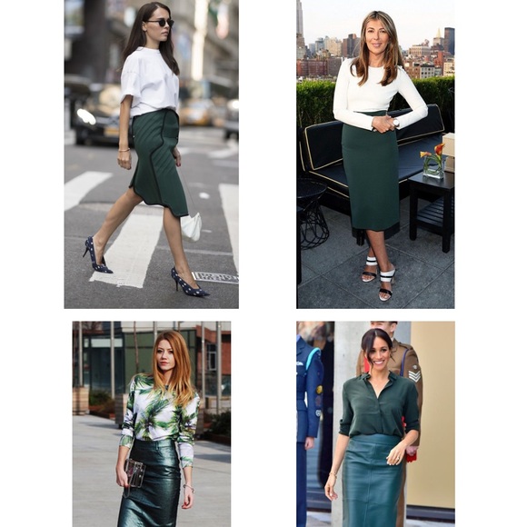 Mackage Pencil Skirt in Spruce NWT - Picture 4 of 9